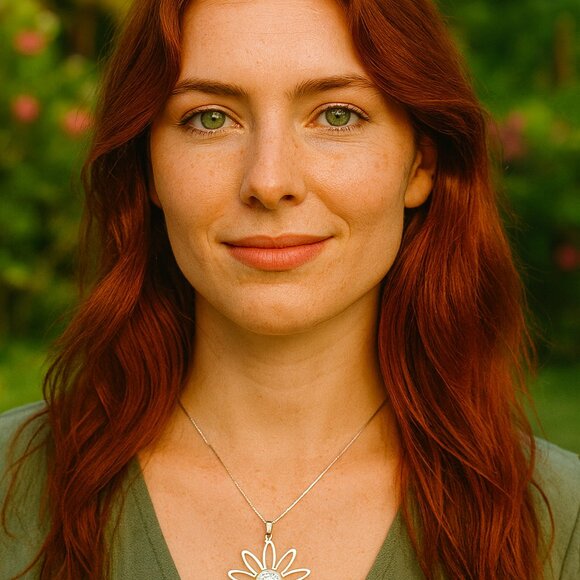 PENDANT LUXE SS - DESERT STAR DAYSI (SILVER) - Picture 1 of 2